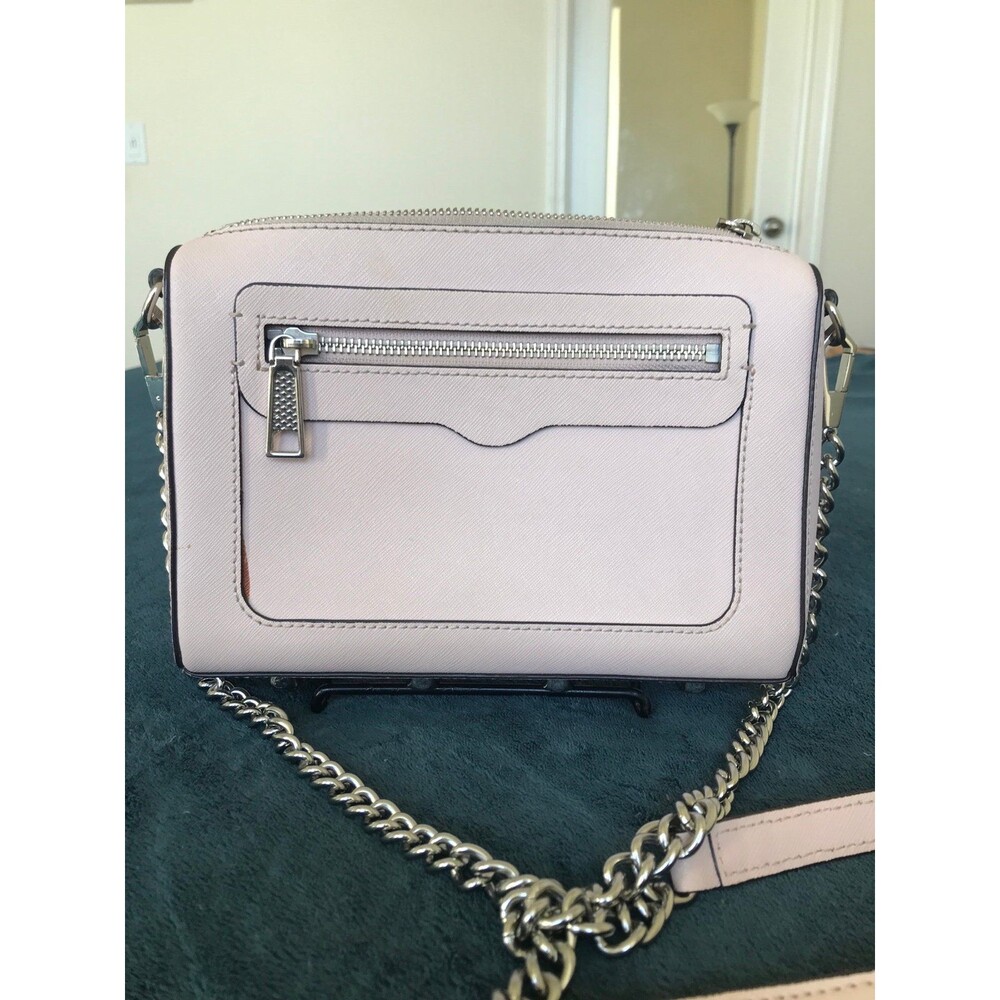 Rebecca Minkoff pink Avery crossbody bag saffiano leather